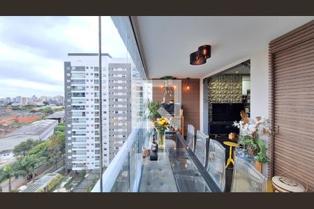 Varanda de apartamento à venda com 2 quartos, 87m² em Vila Anastácio, São Paulo