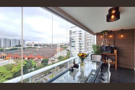 Varanda de apartamento à venda com 2 quartos, 87m² em Vila Anastácio, São Paulo