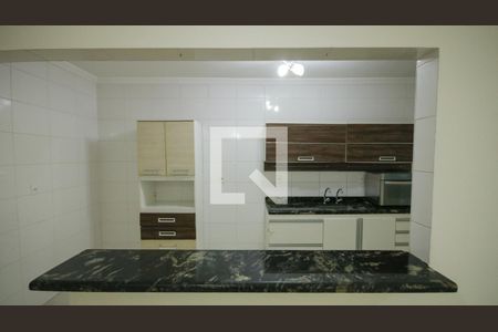 Cozinha de apartamento para alugar com 2 quartos, 95m² em Canto do Forte, Praia Grande