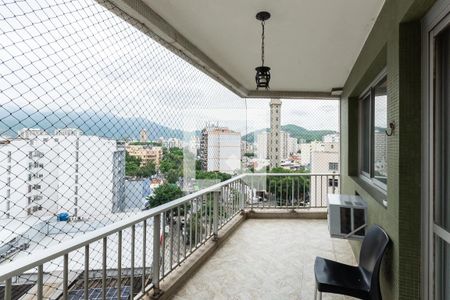 Varanda da Sala de apartamento para alugar com 1 quarto, 64m² em Maracanã, Rio de Janeiro