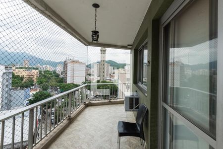 Varanda da Sala de apartamento para alugar com 1 quarto, 64m² em Maracanã, Rio de Janeiro