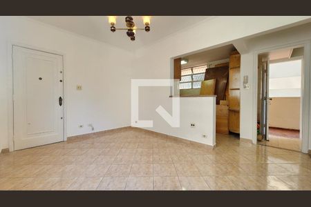 Sala de apartamento para alugar com 2 quartos, 96m² em Gonzaga, Santos