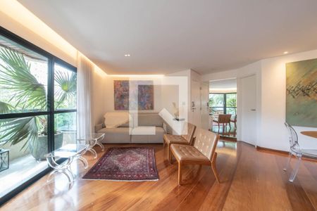 Sala de apartamento à venda com 3 quartos, 126m² em Santo Amaro, São Paulo