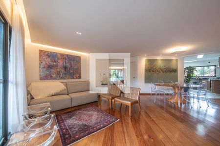 Sala de apartamento à venda com 3 quartos, 126m² em Santo Amaro, São Paulo