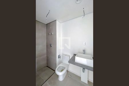 Banheiro de kitnet/studio à venda com 1 quarto, 25m² em Vila Regente Feijó, São Paulo
