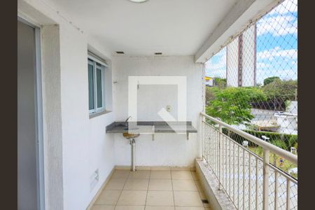 Varanda da Sala de apartamento à venda com 2 quartos, 71m² em Vila Antonieta, Guarulhos