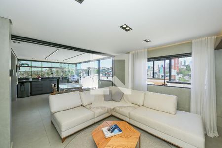 SALA de apartamento à venda com 2 quartos, 140m² em Estoril, Belo Horizonte