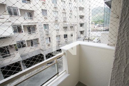 Varanda da Sala de apartamento para alugar com 2 quartos, 52m² em Taquara, Rio de Janeiro
