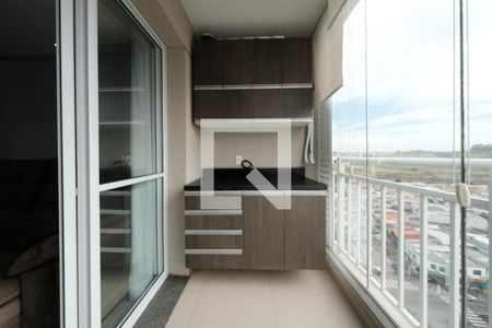 Sala/Cozinha de apartamento para alugar com 1 quarto, 33m² em Jardim Santa Teresinha, São Paulo