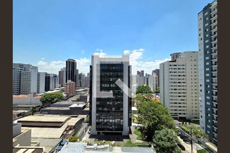 Vista da Sala de apartamento para alugar com 3 quartos, 97m² em Itaim Bibi, São Paulo