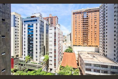 Sala/Cozinha de apartamento para alugar com 1 quarto, 56m² em Lourdes, Belo Horizonte