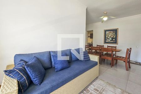 Sala de apartamento para alugar com 2 quartos, 80m² em Jardim Tres Marias, Guarujá