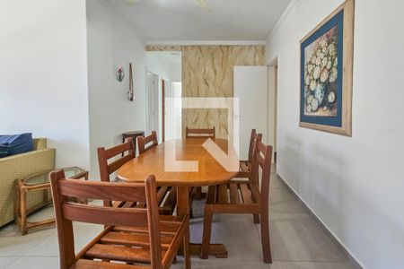 Sala de apartamento para alugar com 2 quartos, 80m² em Jardim Tres Marias, Guarujá
