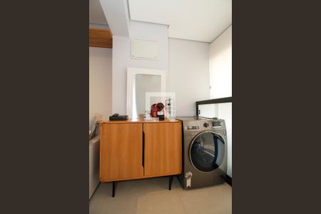 Sala e Cozinha de apartamento para alugar com 1 quarto, 35m² em Pinheiros, São Paulo