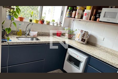 Cozinha de apartamento para alugar com 3 quartos, 91m² em Vila Santa Teresa, Santo André