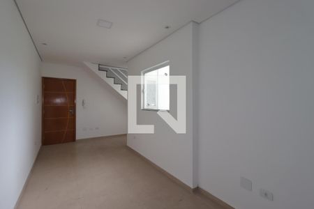 Sala de apartamento à venda com 2 quartos, 84m² em Vila Linda, Santo André