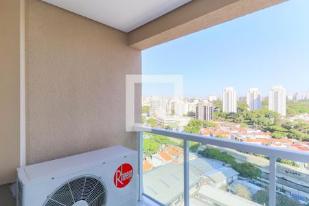 Varanda da Sala de apartamento para alugar com 1 quarto, 38m² em Santo Amaro, São Paulo