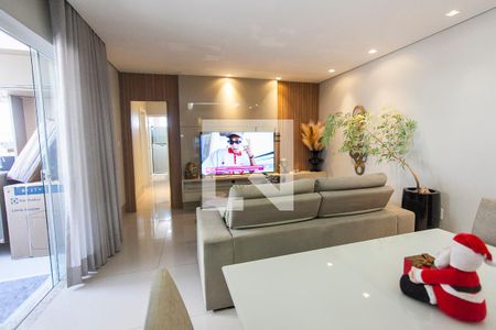 Sala de apartamento para alugar com 3 quartos, 98m² em Santa Mônica, Uberlândia