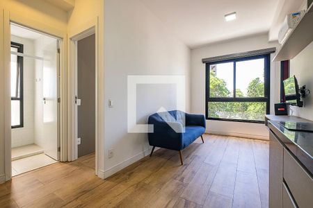 Sala/Cozinha de apartamento para alugar com 1 quarto, 54m² em Pinheiros, São Paulo