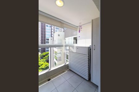 Varanda de apartamento à venda com 1 quarto, 38m² em Jardim das Acacias, São Paulo