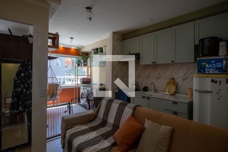 Sala/Cozinha de apartamento para alugar com 2 quartos, 37m² em Jardim Monte Kemel, São Paulo