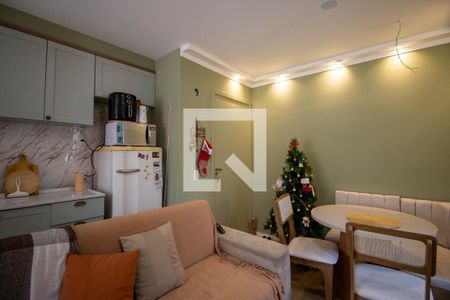 Sala/Cozinha de apartamento para alugar com 2 quartos, 37m² em Jardim Monte Kemel, São Paulo