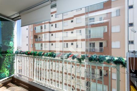 Varanda da Sala  de apartamento para alugar com 2 quartos, 47m² em Vila Carmosina, São Paulo