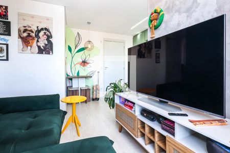 Sala de apartamento para alugar com 2 quartos, 38m² em Jardim Imperador (zona Sul), São Paulo