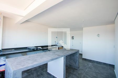 Sala/Cozinha/Área de serviço de apartamento para alugar com 2 quartos, 40m² em Jardim Cristiane, Santo André