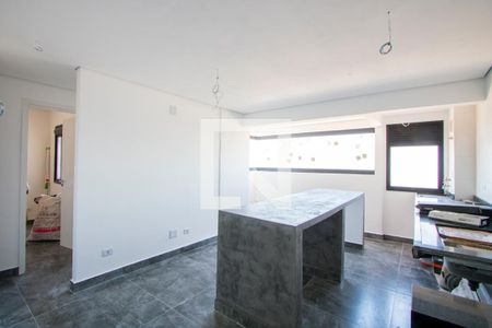 Sala/Cozinha/Área de serviço de apartamento para alugar com 2 quartos, 40m² em Jardim Cristiane, Santo André
