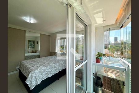 Sacada de kitnet/studio para alugar com 1 quarto, 32m² em Brooklin, São Paulo