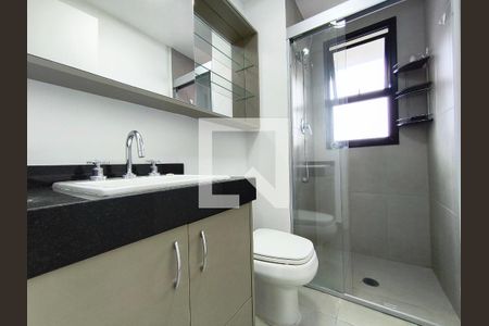 Banheiro de kitnet/studio para alugar com 1 quarto, 31m² em Vila Mariana, São Paulo
