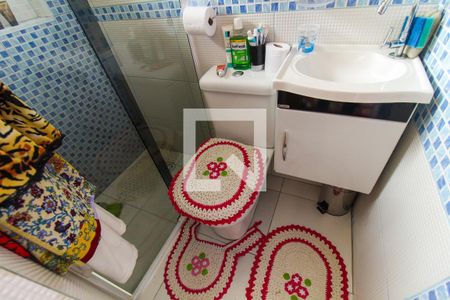 Banheiro da Suíte de casa de condomínio à venda com 3 quartos, 70m² em Jardim Norma, São Paulo