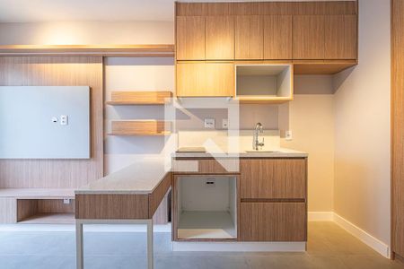 Sala/Cozinha de apartamento para alugar com 1 quarto, 29m² em Pinheiros, São Paulo