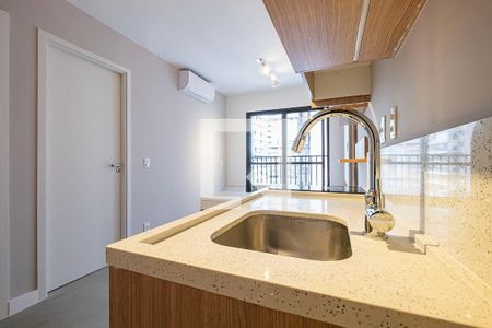 Sala/Cozinha de apartamento para alugar com 1 quarto, 29m² em Pinheiros, São Paulo