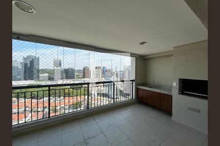 Varanda Gourmet de apartamento à venda com 3 quartos, 138m² em Santo Amaro, São Paulo