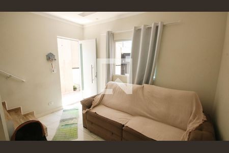 Sala de casa para alugar com 2 quartos, 102m² em Vila Caiçara, Praia Grande