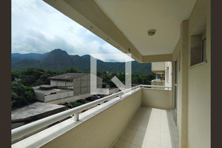 Varanda - Sala de apartamento para alugar com 2 quartos, 62m² em Curicica, Rio de Janeiro