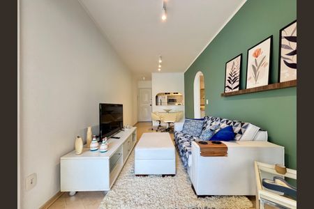 Sala de apartamento à venda com 1 quarto, 42m² em Indianópolis, São Paulo