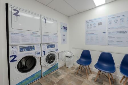 Apartamento para alugar com 34m², 1 quarto e 1 vaga Apartamento para alugar com 34m², 1 quarto e 1 vagaLavanderia