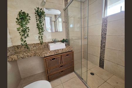 Banheiro de kitnet/studio para alugar com 1 quarto, 30m² em Campo Belo, São Paulo