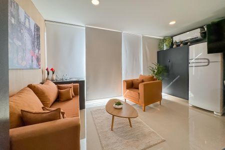Studio à venda com 33m², 1 quarto e 1 vaga Studio à venda com 33m², 1 quarto e 1 vagaVaranda