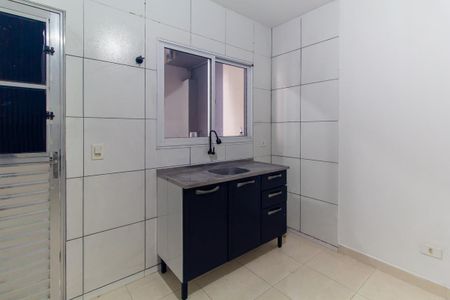 Cozinha de kitnet/studio para alugar com 1 quarto, 18m² em Jardim Independência, São Paulo