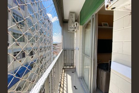 Varanda da Sala de apartamento para alugar com 2 quartos, 55m² em Todos Os Santos, Rio de Janeiro