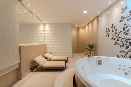 Studio à venda com 34m², 1 quarto e 1 vagaSauna