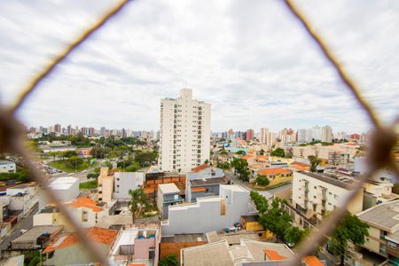 Vista do sala de apartamento à venda com 2 quartos, 58m² em Vila Valparaíso, Santo André