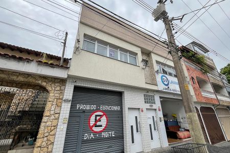 Studio para alugar com 35m², 1 quarto e sem vagaFachada + plaquinha