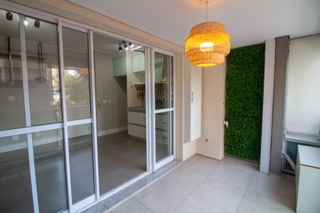 Varanda de apartamento à venda com 1 quarto, 40m² em Brooklin Paulista, São Paulo