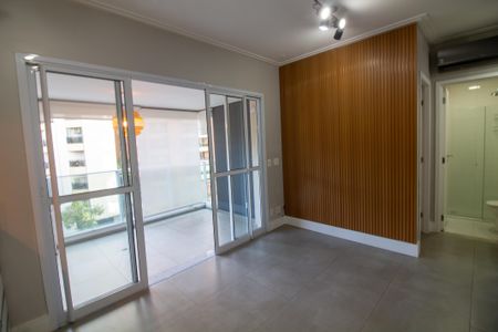 Sala de apartamento à venda com 1 quarto, 40m² em Brooklin Paulista, São Paulo