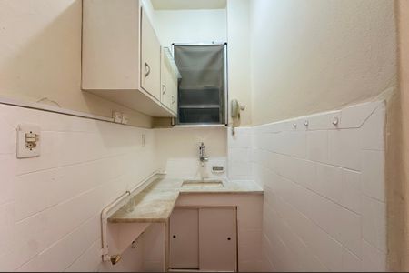 Cozinha de apartamento para alugar com 1 quarto, 30m² em Flamengo, Rio de Janeiro